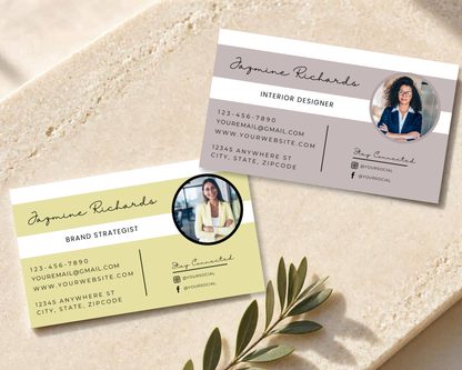 Modern Business Card | Canva Template