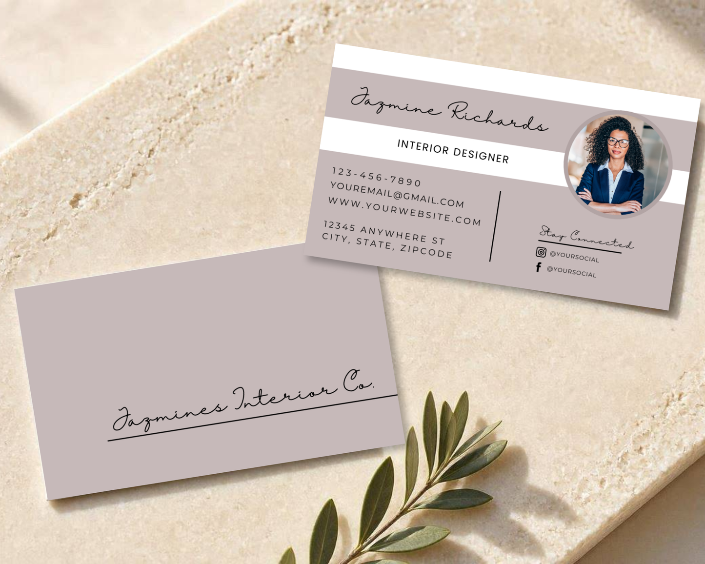 Modern Business Card | Canva Template