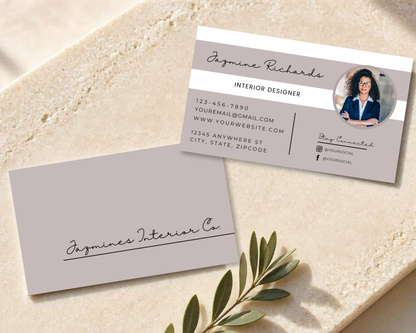 Modern Business Card | Canva Template