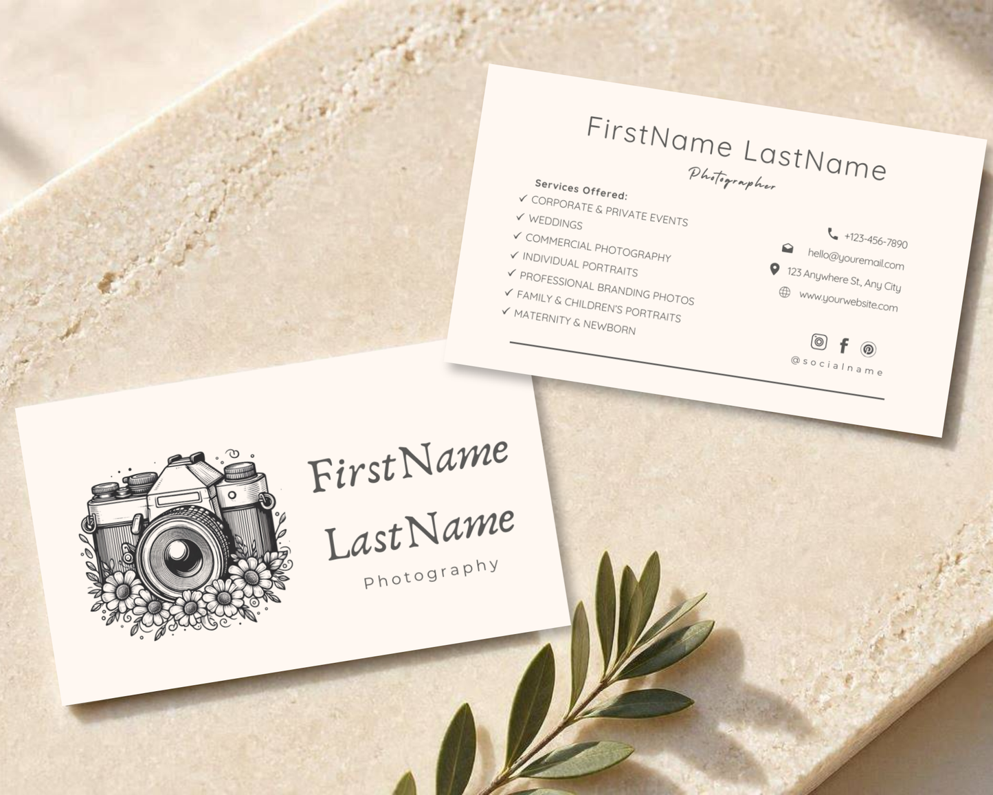 Vintage Photography Template | Canva Template
