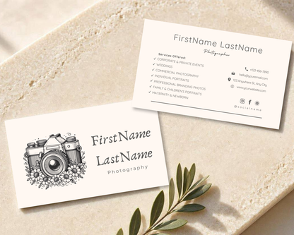 Vintage Photography Template | Canva Template