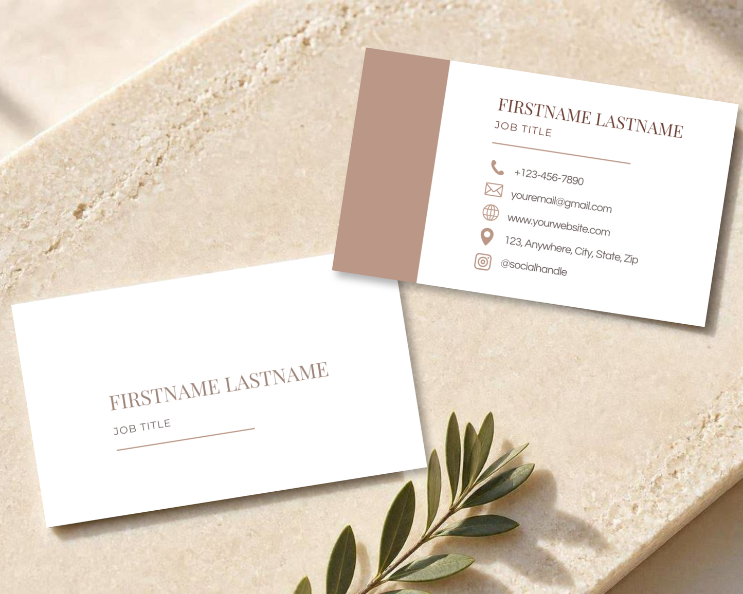 Minimal Business Card | Canva Template