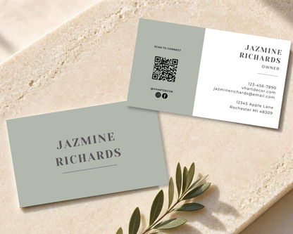 Modern Business Card | Canva Template