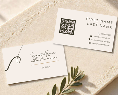 Minimalist Business Card | Canva Template