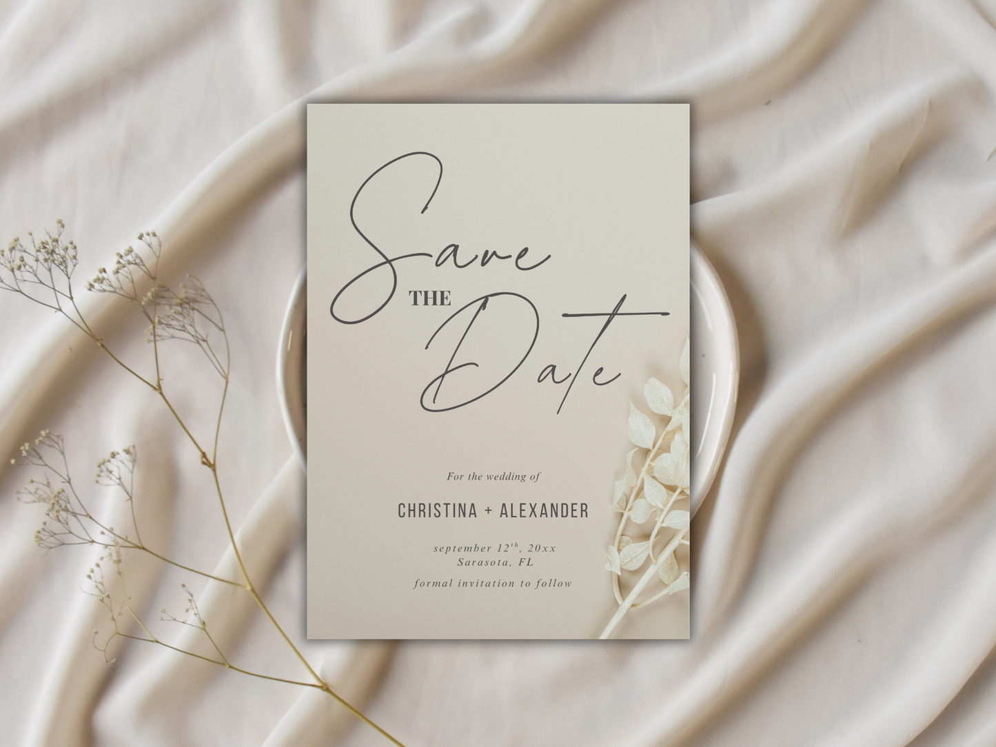 Save The Date | Canva Template