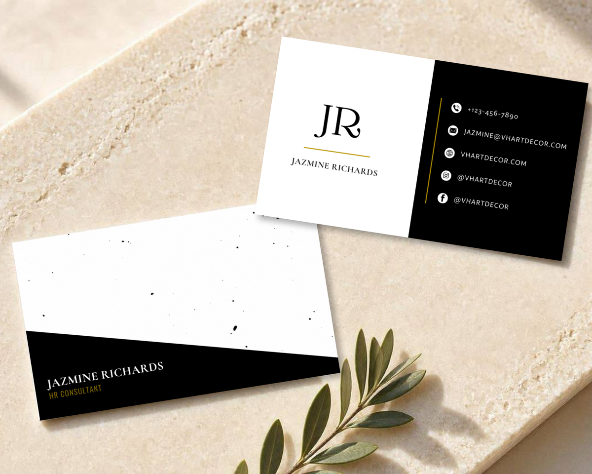 Minimalist Business Card | Canva Template