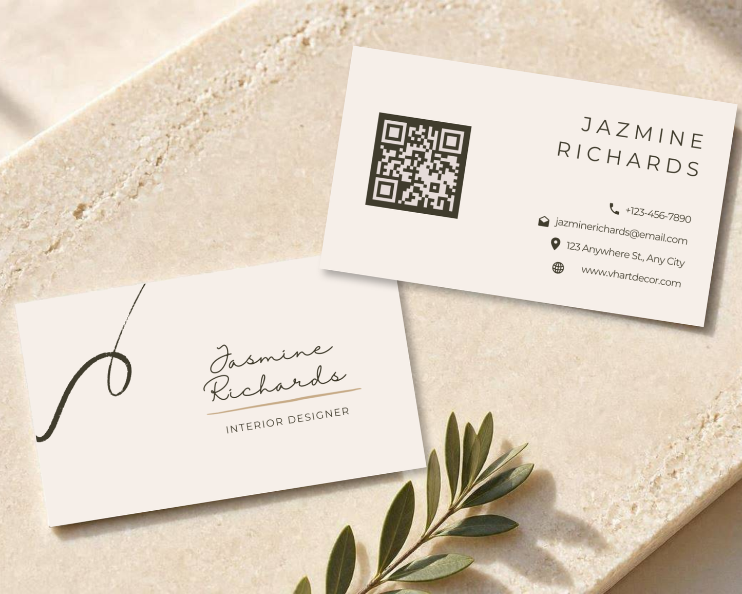 Minimalist Business Card | Canva Template