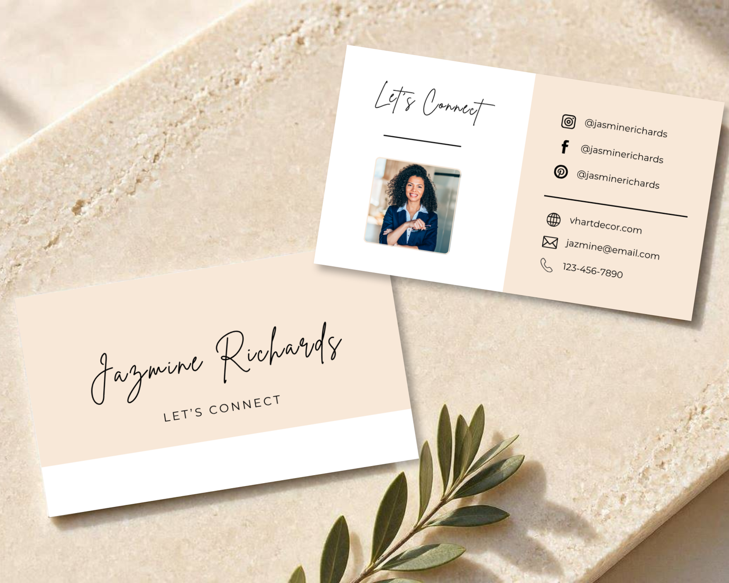 Connect Business Card | Canva Template