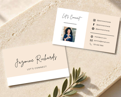 Connect Business Card | Canva Template