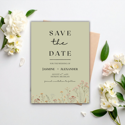 Save The Date | Canva Template
