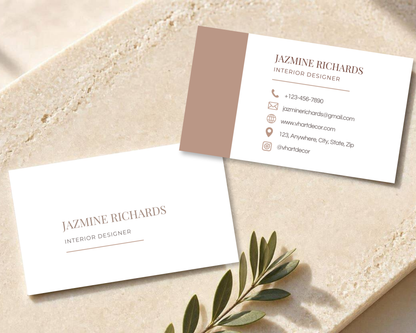 Minimal Business Card | Canva Template
