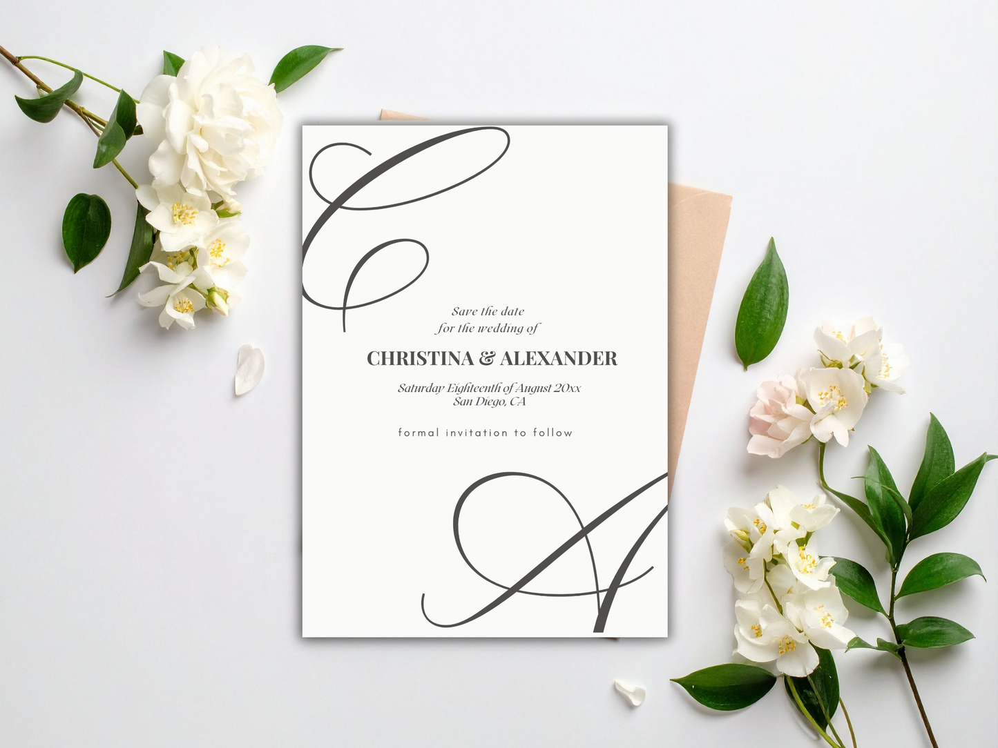 Save The Date | Canva Template