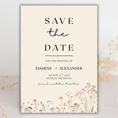 Save The Date | Canva Template