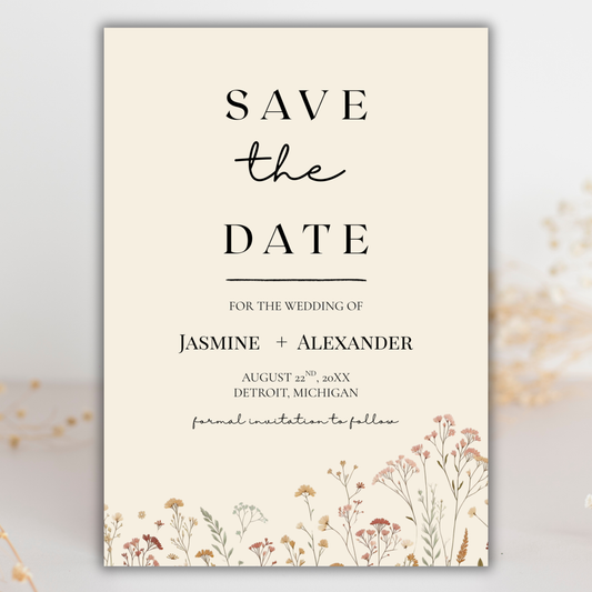 Save The Date | Canva Template