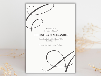 Save The Date | Canva Template