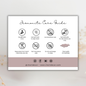 Jesmonite Care Card | Canva Template