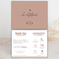 Jesmonite Care Card | Canva Template