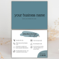 Jesmonite Care Card | Canva Template