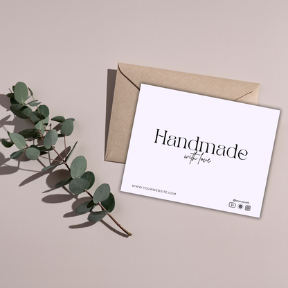 Candle Care Card | Canva Template