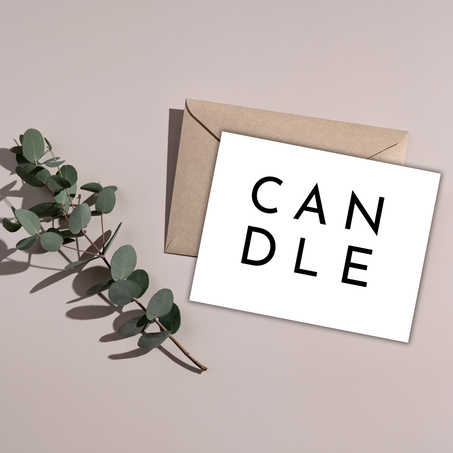Candle Care Card | Canva Template