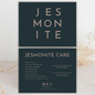 Jesmonite Care Card | Canva Template