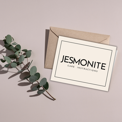 Jesmonite Care Card | Canva Template