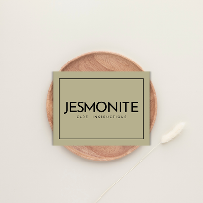 Jesmonite Care Card | Canva Template