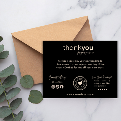 Small Business Thank You Card | Editable in Canva