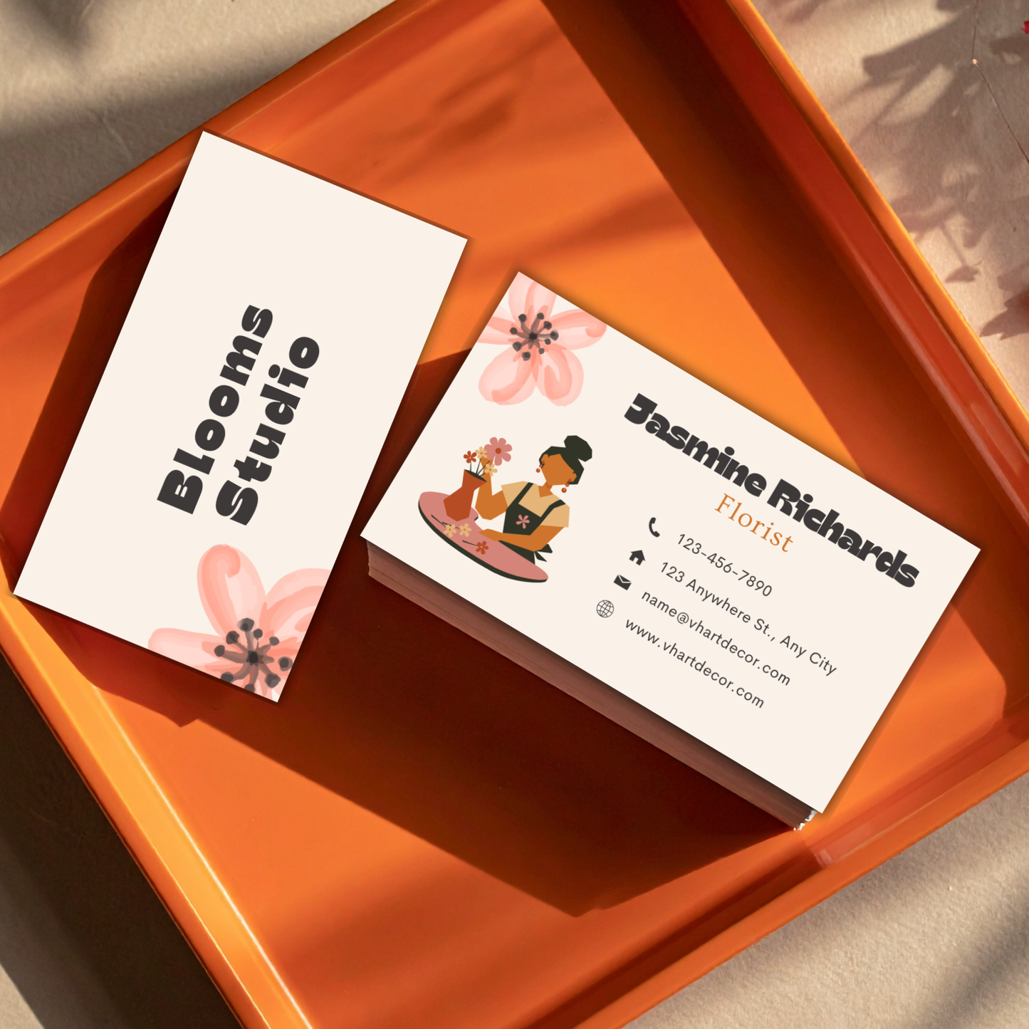 Florist Business Card | Canva Template