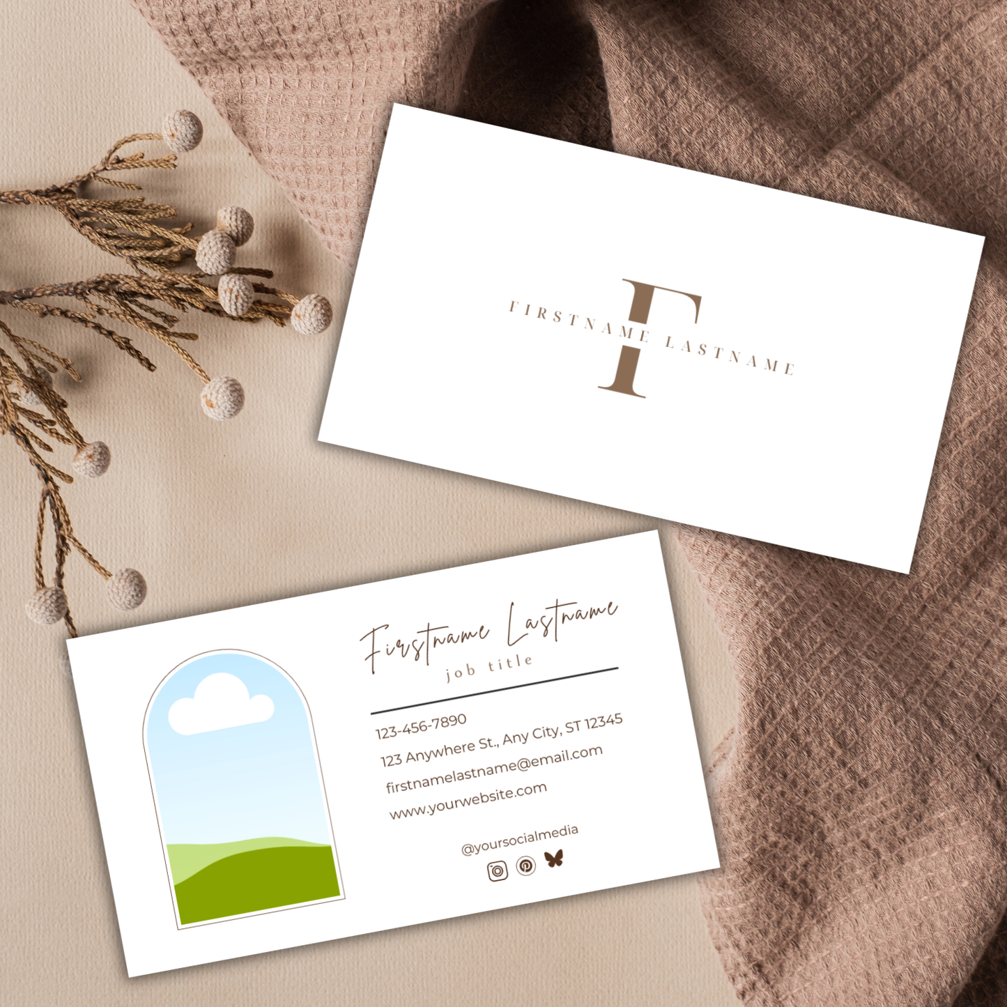 Modern Business Card Template | Entrepreneur Business Card