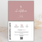 Jesmonite Care Card | Canva Template
