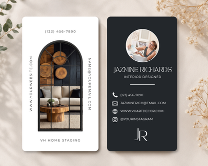Interior Designer Business Card | Canva Template