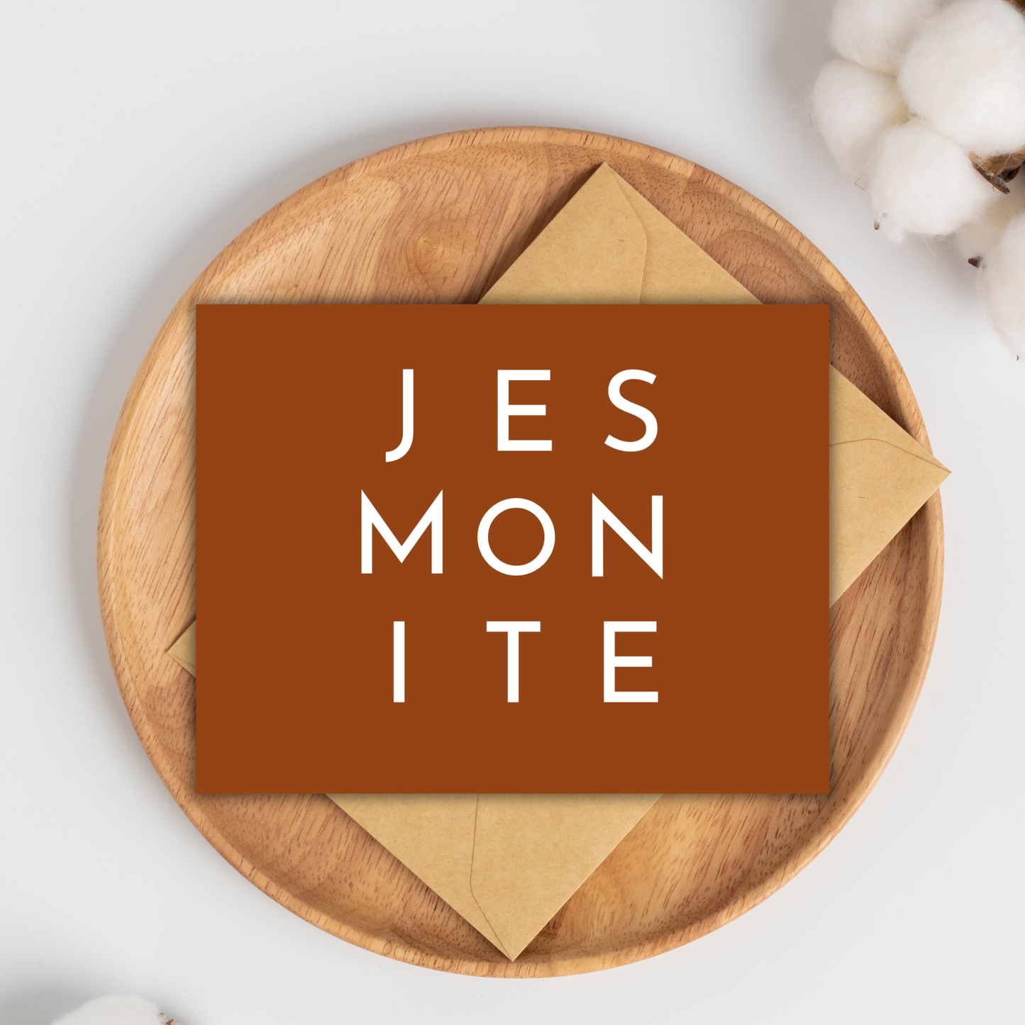 Jesmonite Care Card | Canva Template
