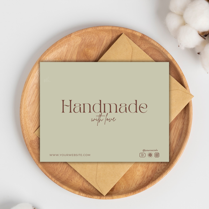 Candle Care Card | Canva Template