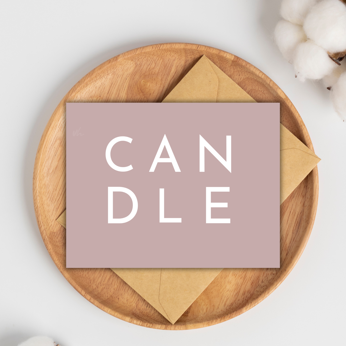 Candle Care Card | Canva Template