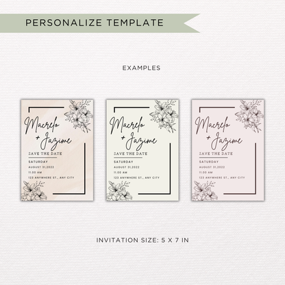 Save the Date | Canva Template