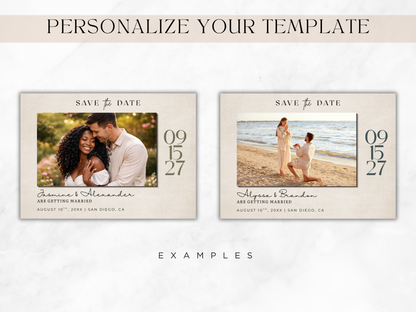 Save The Date | Canva Template