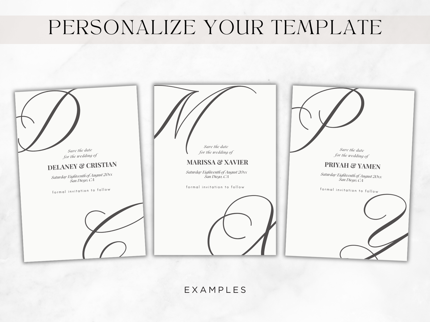 Save The Date | Canva Template