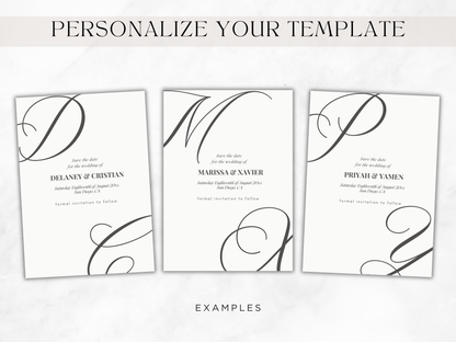 Save The Date | Canva Template