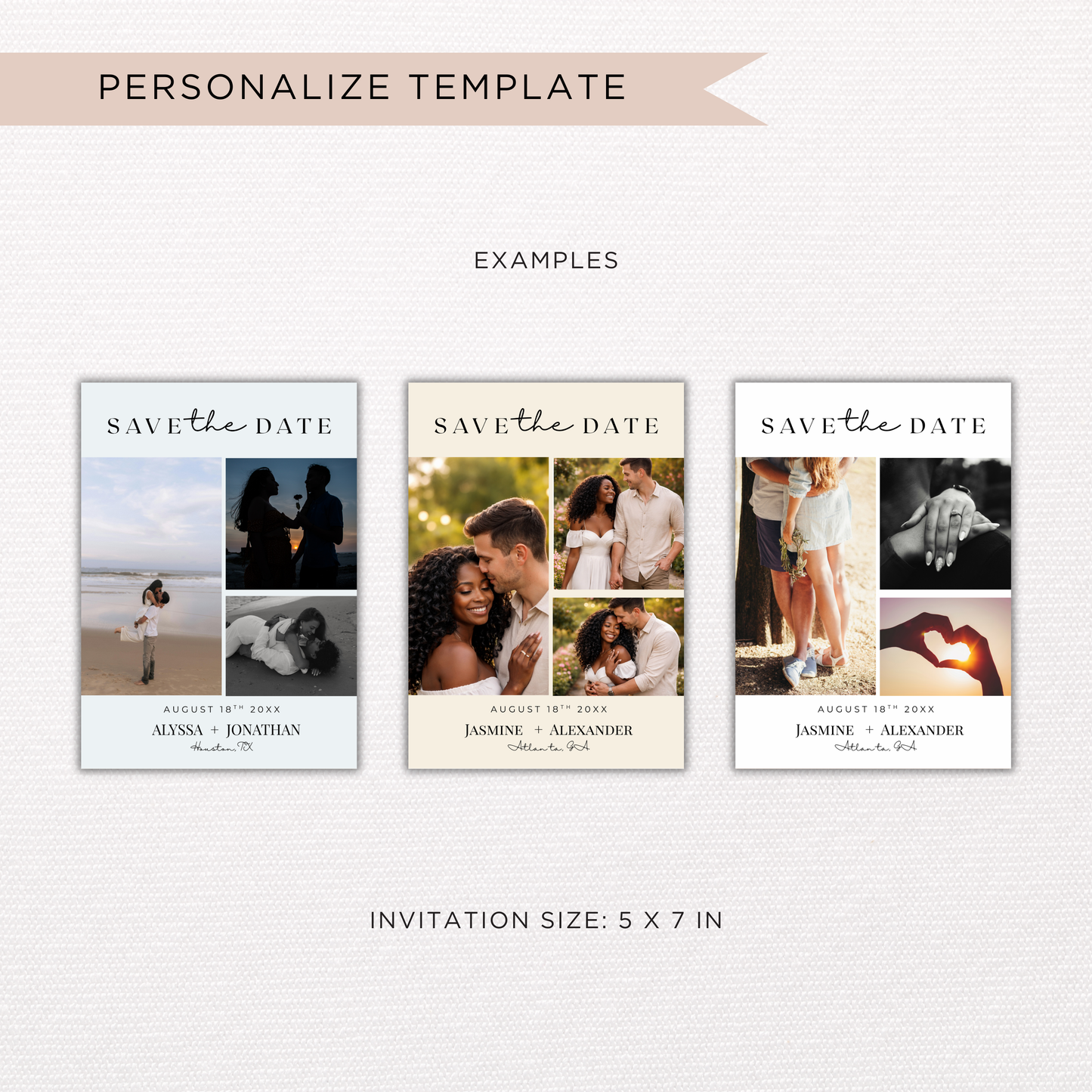 Save The Date | Canva Template