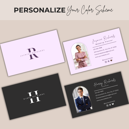 Modern Business Card Template | Entrepreneur Business Card