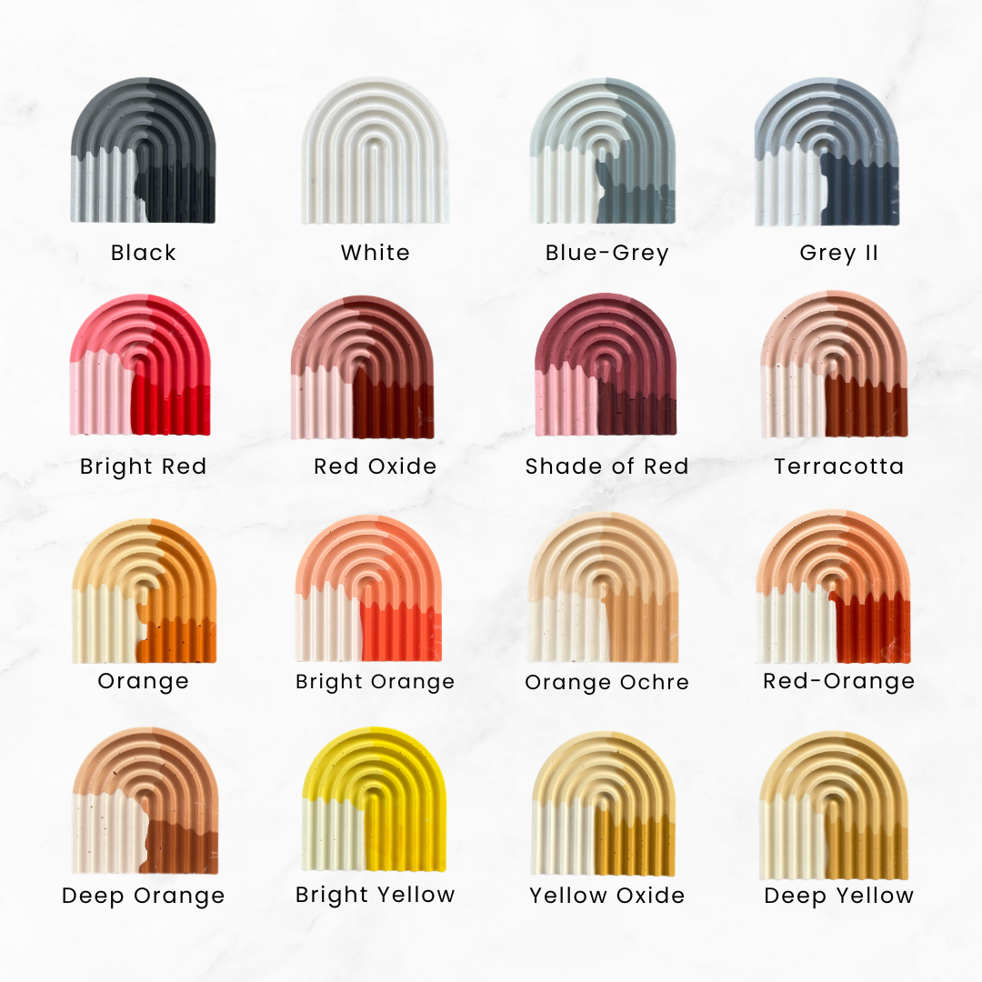 Jesmonite Pigments | Aqua Resin Pigments | Black, White, Grey