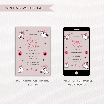 Halloween Party  Invite | Canva Template