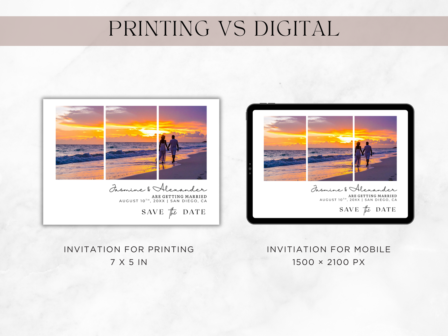 Save The Date | Canva Template