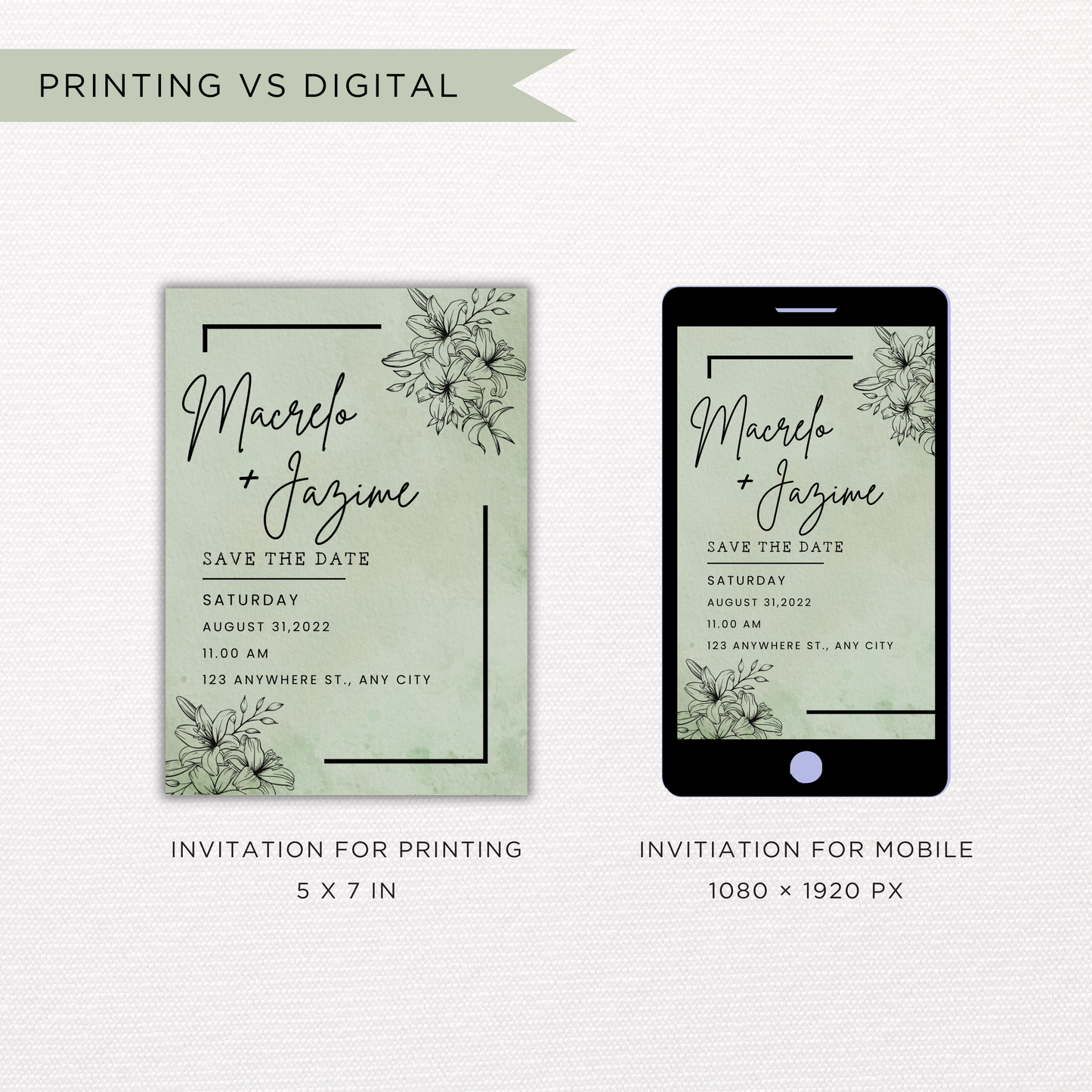 Save the Date | Canva Template