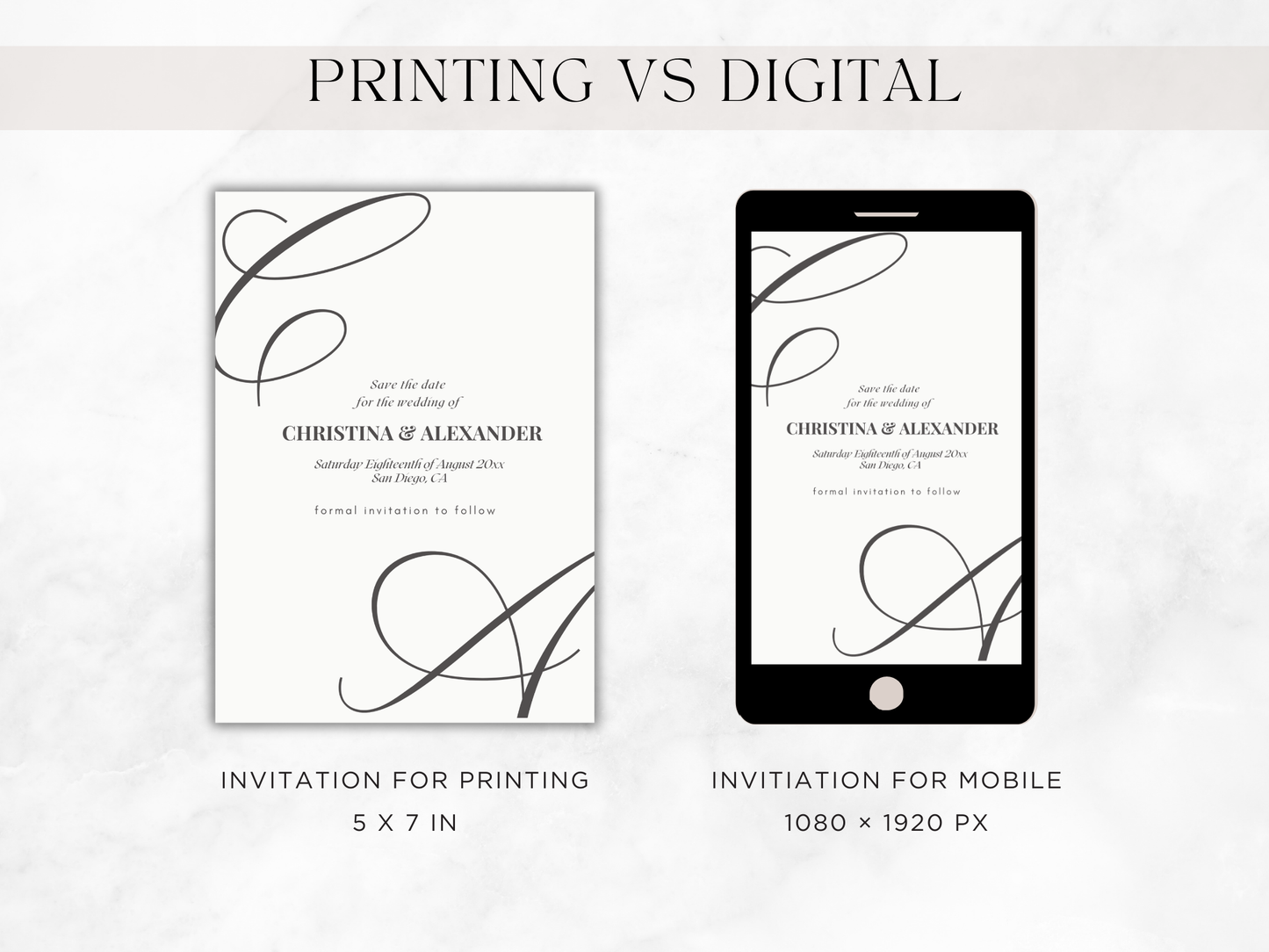 Save The Date | Canva Template