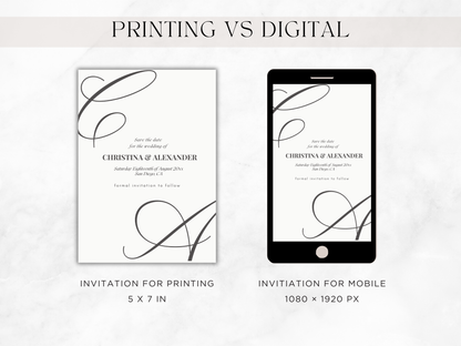 Save The Date | Canva Template