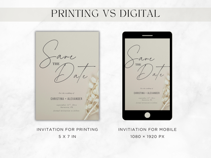 Save The Date | Canva Template