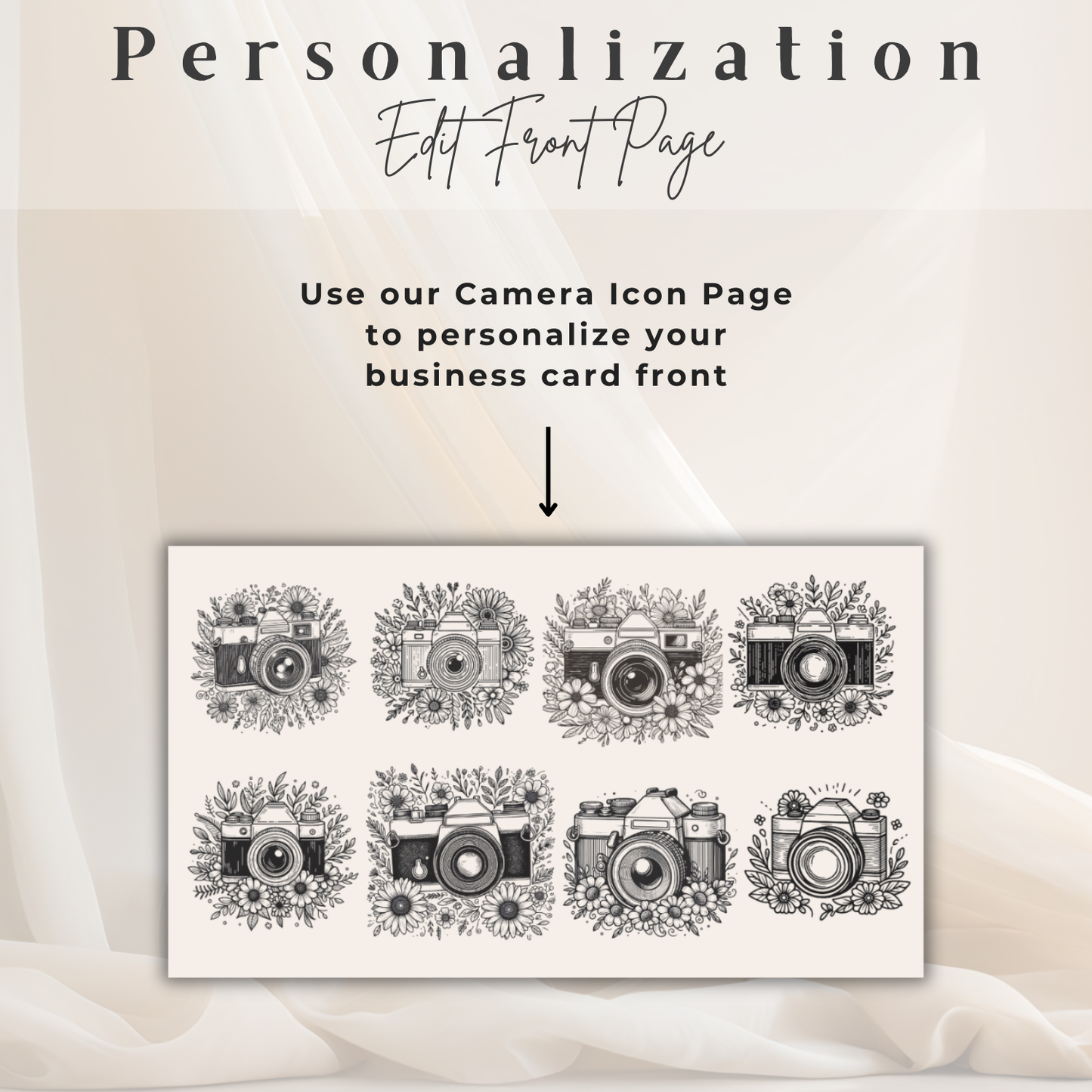 Modern Business Card Template | Vintage Photography