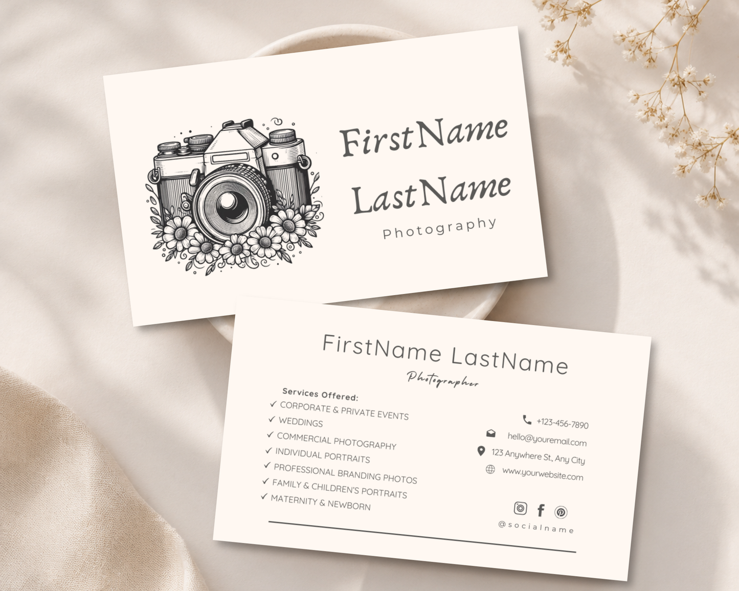 Vintage Photography Template | Canva Template